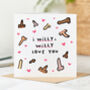 I Willy Love You Card, thumbnail 1 of 2