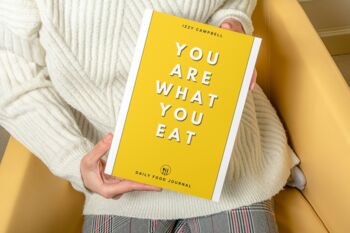 Yellow Personalised Food Journal, 4 of 6