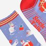 Women's Bamboo Socks Christmas Cats, thumbnail 4 of 5