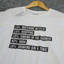 Personalised Percentage Items Lady Fit T Shirt, thumbnail 3 of 5