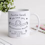 Personalised Auntie Mug 'Love You This Much', thumbnail 2 of 4