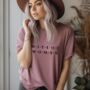 Witchy Woman Autumn Celestial T Shirt Top, thumbnail 1 of 5