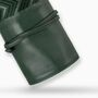 Leather Tech Roll Organiser With Optnl Access., Green, thumbnail 7 of 8