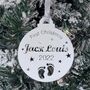 Personalised Baby's First Christmas Bauble, thumbnail 12 of 12