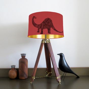 Mix And Match Dinosaur Drum Lampshade, 9 of 11
