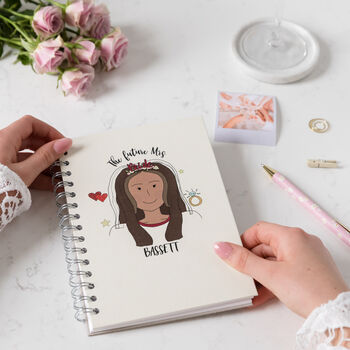 Personalised The Future Bride To Be Planning Notebook, 2 of 11