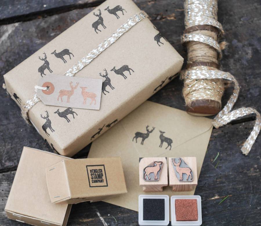 Christmas Wrapping Paper Kit By English Stamp Company