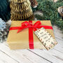 Personalised Christmas Botanical Leaf Gift Tag, thumbnail 5 of 5