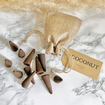 Coconut Aromatherapy Incense Cones, 5 of 5