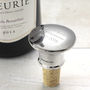 Personalised Sterling Silver Bottle Stopper, thumbnail 1 of 4