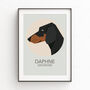 Personalised Fine Art Dog Print 50 Breeds Available, thumbnail 3 of 9