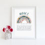Personalised Name Meaning Rainbow Print, thumbnail 2 of 4