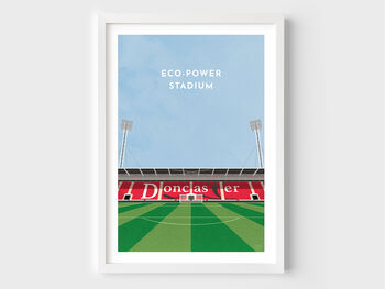Personalised Football Stadium Art Print Gift Request Any Stadium, 9 of 11