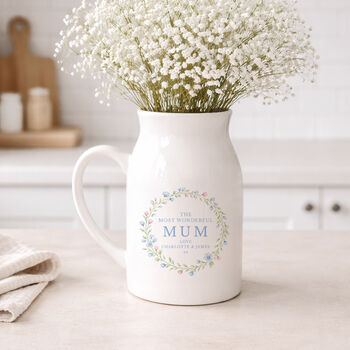 Personalised Flower Jug Present For Mum, 2 of 2