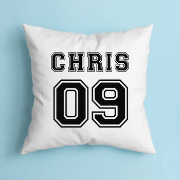 Personalised Football Shirt Cushion Cover, 7 of 8