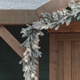 Pre Lit Outdoor Snowy Christmas Garland, thumbnail 6 of 8