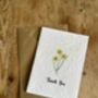 Handmade Plantable Wildflower Seeded Thank You Cards, thumbnail 7 of 12