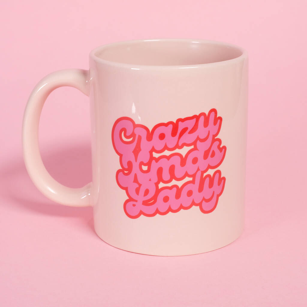 Crazy Xmas Lady Christmas Mug Secret Santa Gift, 1 of 2