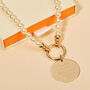 Personalised Large Lucky Charm White Pearl Necklace, thumbnail 2 of 3