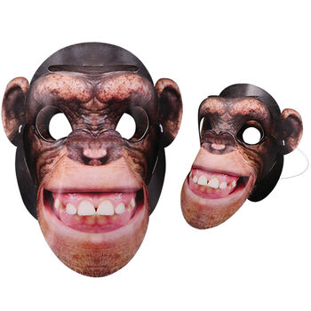 Animal Masks 3D Incl Tiger, Unicorn, Fox And Chimpanzee, 8 of 11