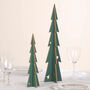Set Of Two Christmas Tree Table Decorations, thumbnail 1 of 7