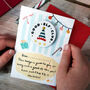Good Elf Club Badge On Personalised Backing Card, thumbnail 3 of 5