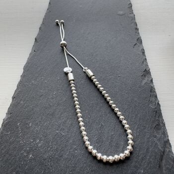 Ball Bracelet In Silver, Rose Gold Or Gold Plated, 6 of 8