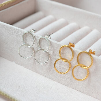 Statement Double Twisted Studs, 2 of 4