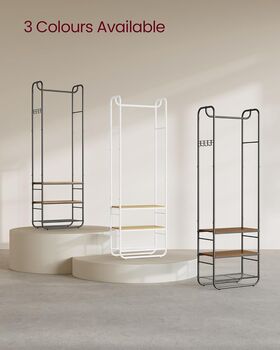 Hall Tree Coat Stand With Shoe Rack, 7 of 7