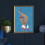 Custom Personalised Cat Pet Portrait In Shoes Print, thumbnail 5 of 9