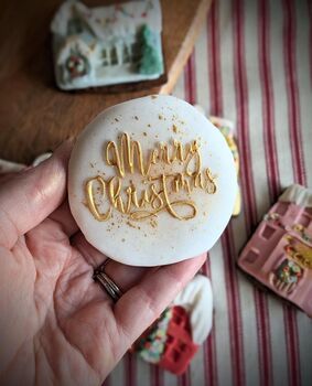 Personalised Gingerbread Christmas Houses Biscuit Gift Box, 9 of 10