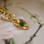 Personalised Chunky Chain Heart T Bar Necklace, thumbnail 8 of 12