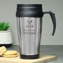 Personalised Head Gardener Travel Mug, thumbnail 3 of 3