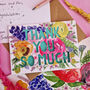 'Thank You So Much' Paper Cut Card, thumbnail 2 of 6