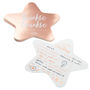 Rose Gold Foiled Baby Shower Advice For Parents Cards, thumbnail 2 of 3