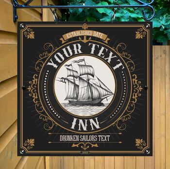Ship Inn Traditional Bar Sign, 8 of 12