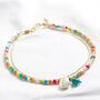 Beaded Shell Charm Anklet, thumbnail 4 of 6