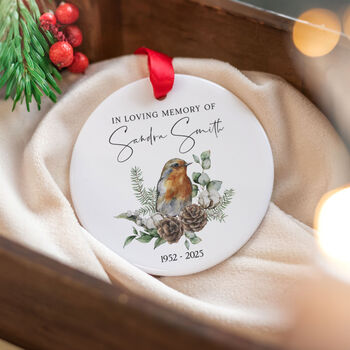 Personalised In Loving Memory Ceramic Ornament, 6 of 7