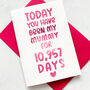 Personalised Days You've Been My Mum Card, thumbnail 5 of 7