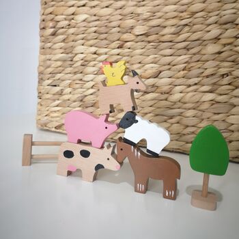Handmade On The Farm Wooden Toy Set, 4 of 5