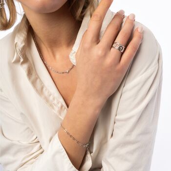 Large Chain Ring Sterling Silver, 11 of 12