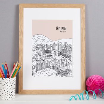 Personalised Brisbane Print, 9 of 10