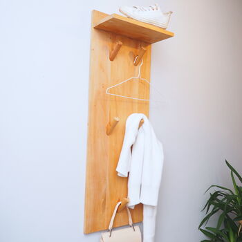 Wood Wall Clothes Rack, 3 of 5
