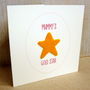 'Mummy's Gold Star' Award Keepsake Birthday Card, thumbnail 4 of 6