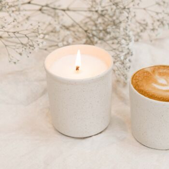 Tall Eco Friendly Scented Candle And Ceramic Mug, 2 of 12