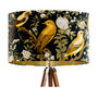 Bird Lampshade In Black And Gold, Golden Aviary, thumbnail 2 of 7