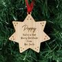 Personalised Wooden Christmas Star For Primary School Pupils, thumbnail 1 of 4