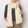 Giant Scarf Beginner Knitting Kit, thumbnail 1 of 8