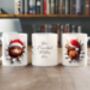 Cute Personalised Christmas Highland Cow Breakout Mug, thumbnail 2 of 2