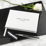 Personalised Luxury White Italian Leather Memoriam Book, thumbnail 12 of 12